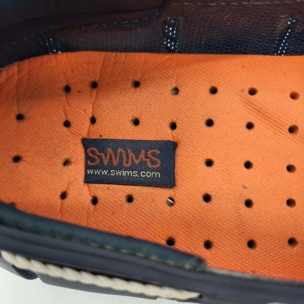 SWIMS Shoe Men 13 Breeze Knit Wave Slip On Penny Loafer Walking Drive Comfort